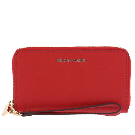 michael kors red wallet|michael kors borse sito ufficiale.